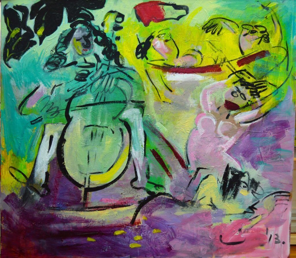 Painting by Piera McArthur