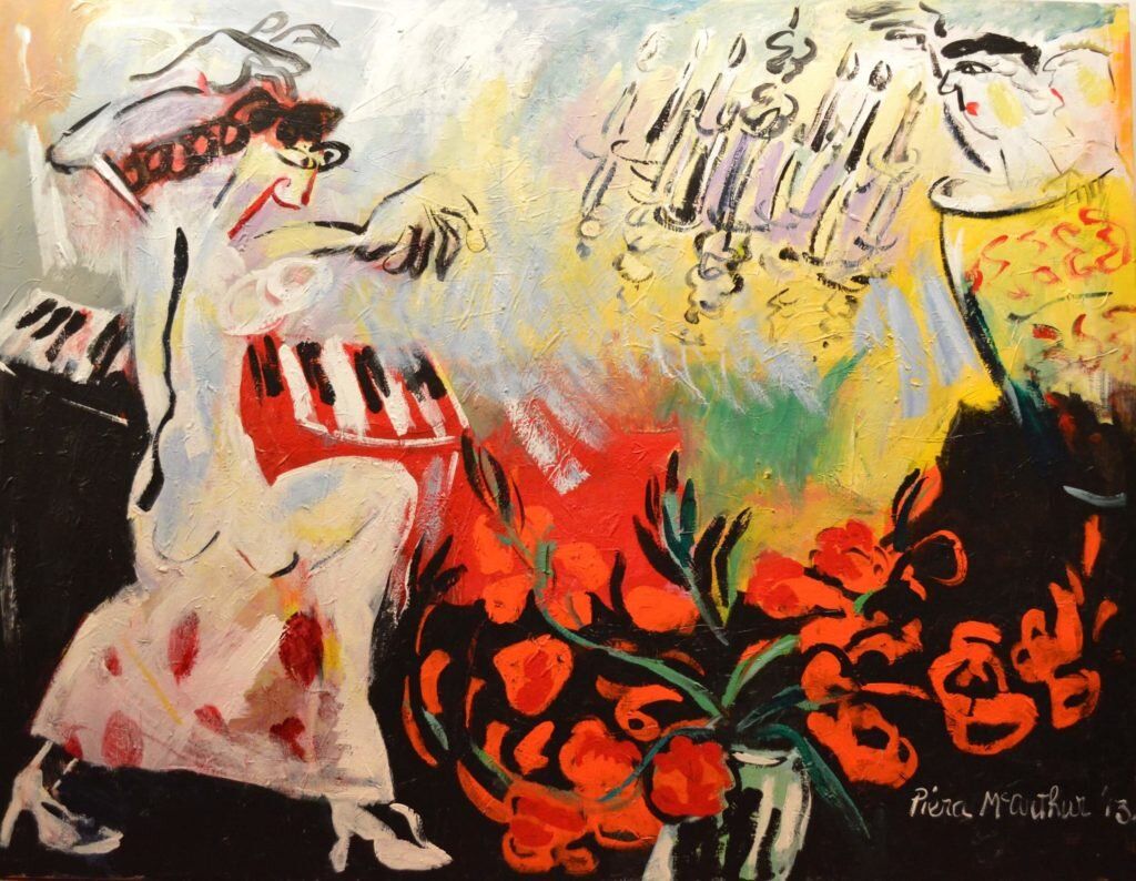 Painting by Piera McArthur