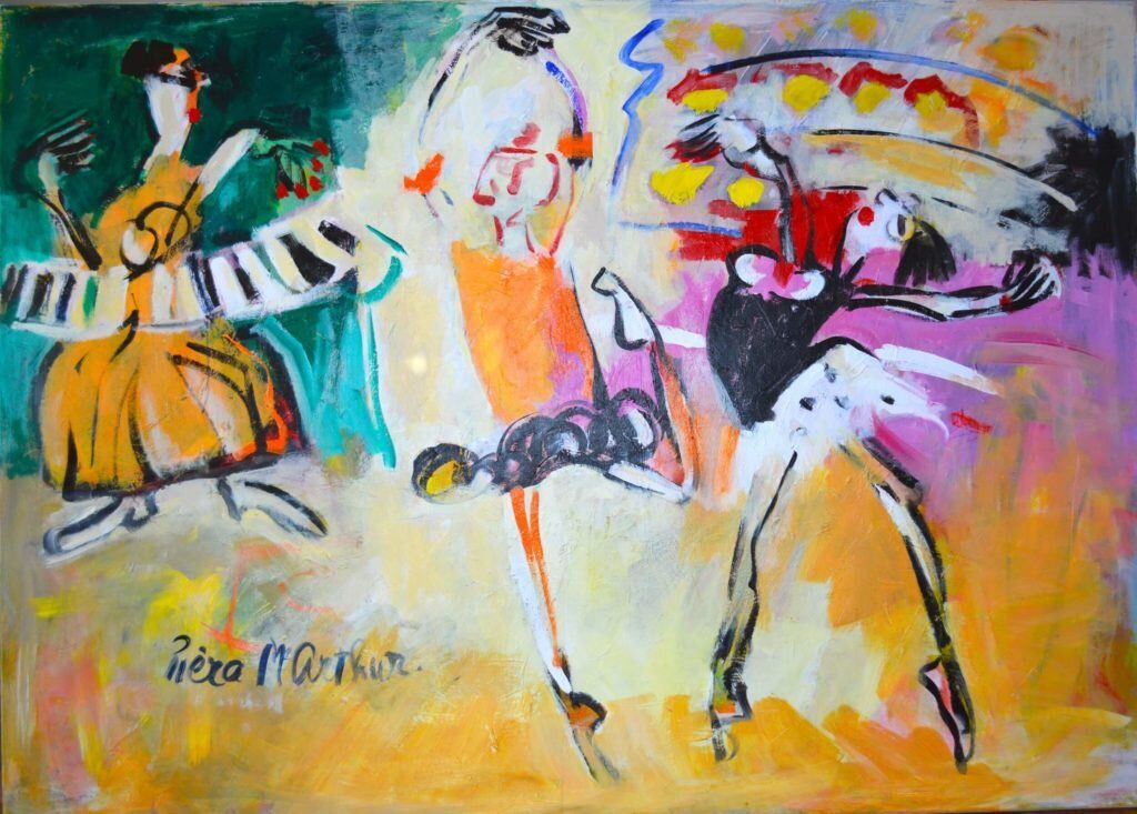 Painting by Piera McArthur