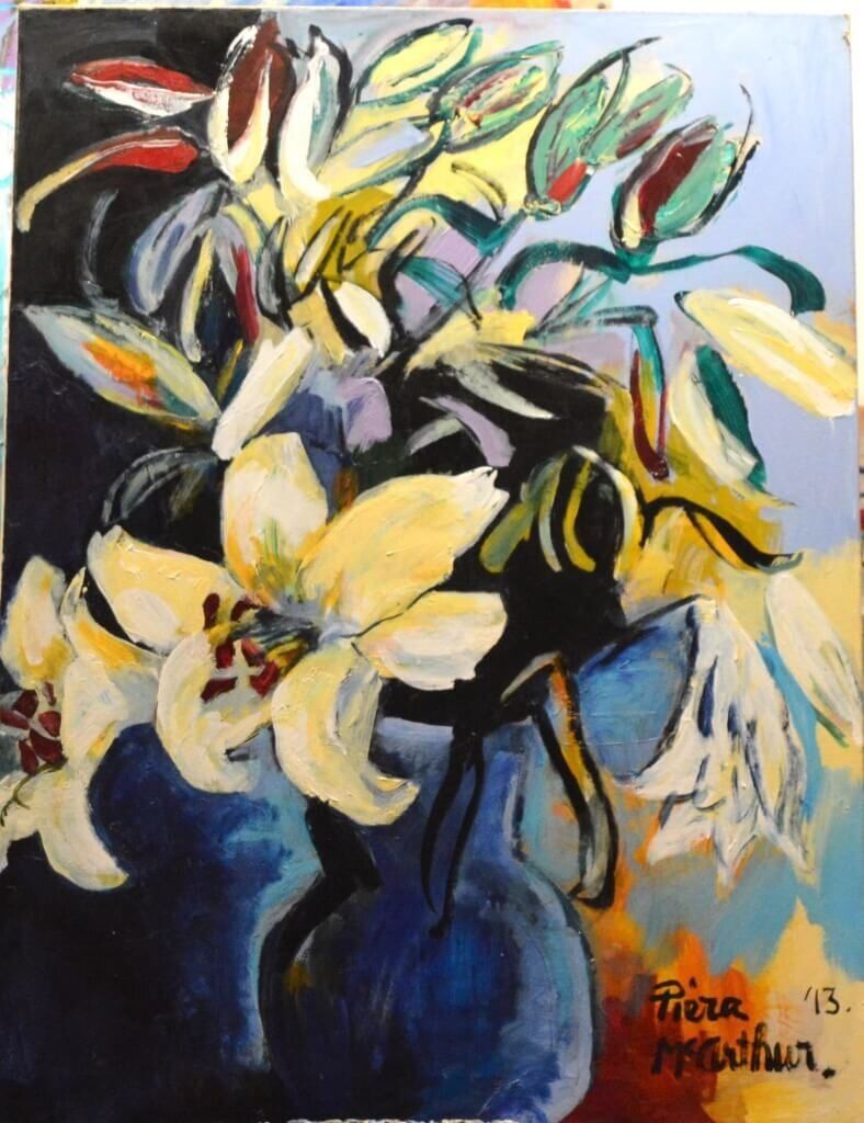 Painting by Piera McArthur